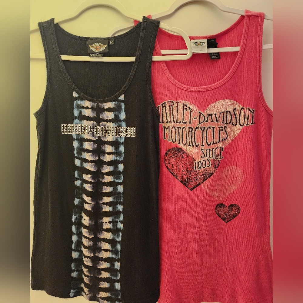 2 Harley-Davidson Tank Tops